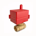 430-434MHZ DN15 DN20 1/2" brass 12v 24v wireless remote controlled motorized valve