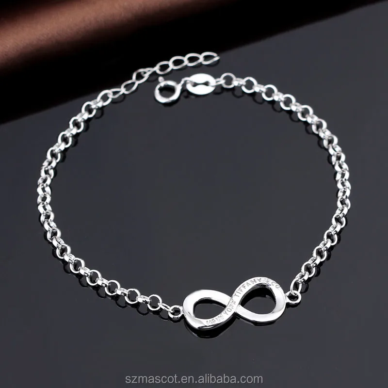 2018 Hot Sale Number 8 925 Sterling Silver Jewelry Fashion Infinity Bracelet For Girls
2018 Hot Sale Number 8 925 Sterling Silver Jewelry Fashion Infinity Bracelet For Girls