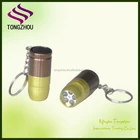 Promotion Logo 5 Led Bullet Shape Keyring With Light