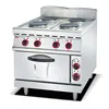 Heavy Duty High Quality Commercial Electric 4-Plate Cooker With Electric Oven