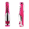 Top selling 2019 openers pink wine corkscrew multi tool opener with low price