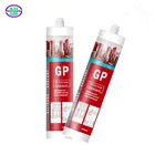 Factory direct sale OEM paste 260ML one component black neutral structural silicone sealant for Glass Steel Marble