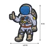 custom cheap embroidered patches stick-on embroidered Astronaut Space Patch