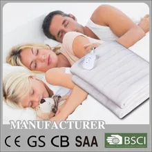 CE/GS/CB/BSCI Approval Polyester 220V-240V Electric Thermal Blanket