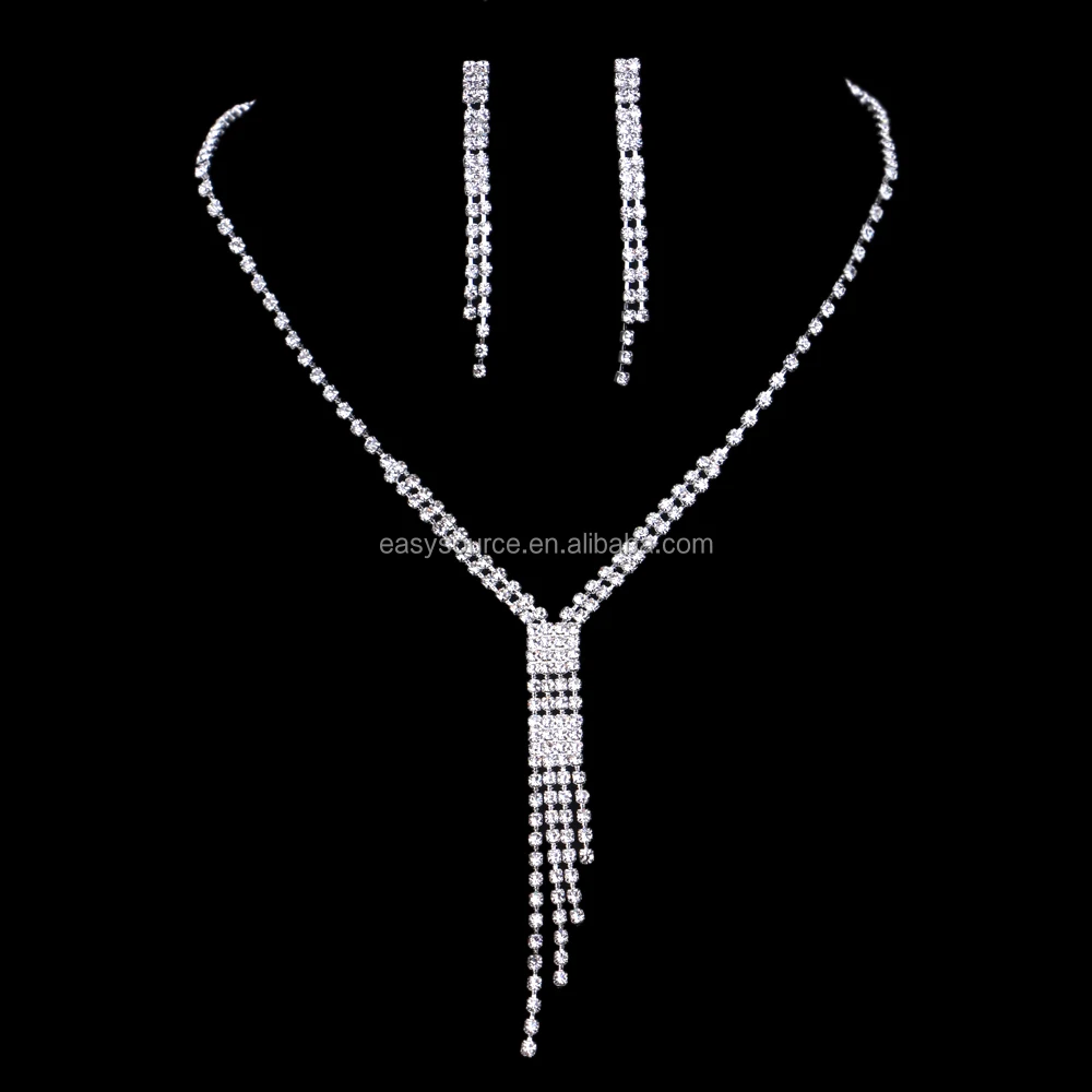 One Piece Dress Accessory Necklace Set Crystal Chain Necklace Earring Set Wedding Party Prom Jewelry
One Piece Dress Accessory Necklace Set Crystal Chain Necklace Earring Set Wedding Party Prom Jewelry