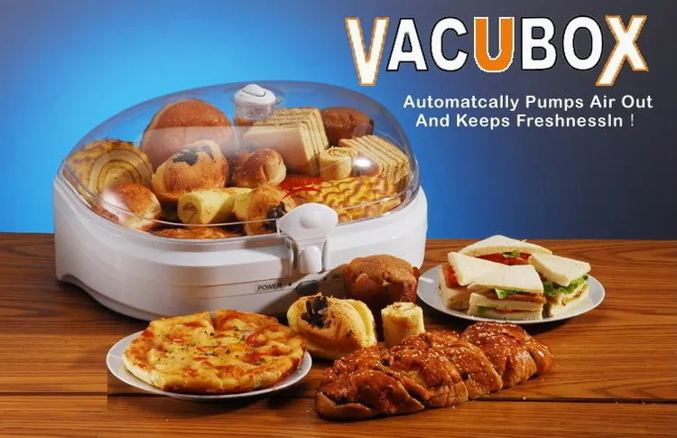 Smart Vacuum Food Storage Container Vacubox Auto Vacuum Vac U Box
