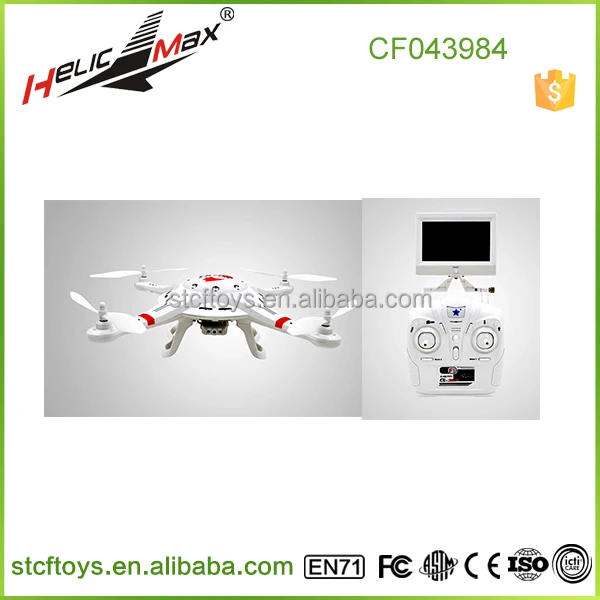 Good Sale!34cm M Size 5.8GHZ 4CH 6 Axis gyro RC Quadcopter Drone Toys LCD Screen with 0.3MP Camera,FPV Cheerson CX-32S Toys