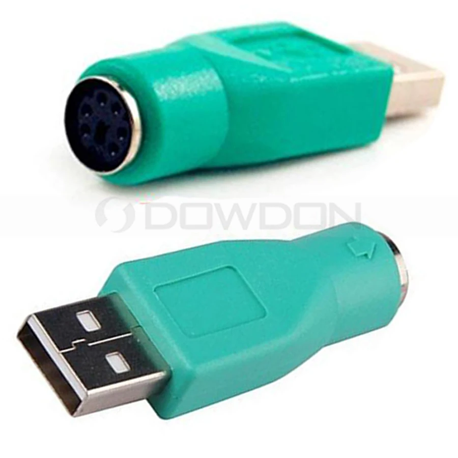 Male USB 2.0 to PS2 PS/2 Female Mouse Keyboard Plug Converter PC Computer PS2 PS/2 to USB Mouse Adapter