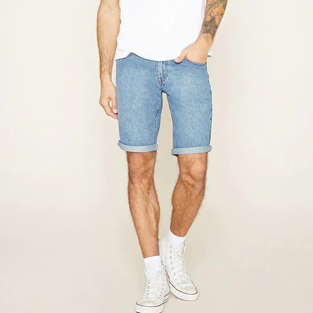 jeans manufacturing mens denim shorts wholesale man classic