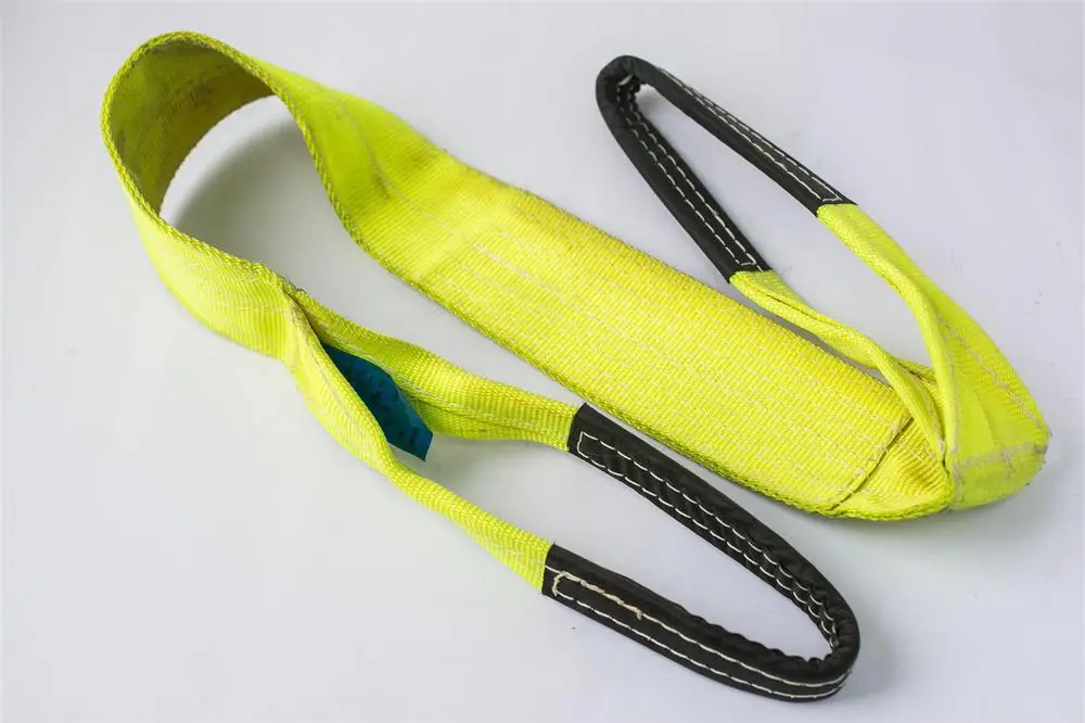 2t Polyester Endless  Lifting Sling With Eye Hook,Heavylift Strap