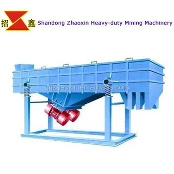 Ore dressing linear vibrating screen