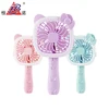 Portable small handheld USB Powered fan, multifunctional handy fan with Torch and Power Bank