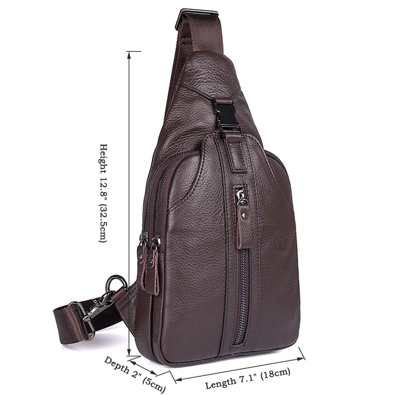 4007C Men's Leather Casual Cross Body Sling Bag Chest Pack Camping Hiking Shoulder Bags
4007C Men's Leather Casual Cross Body Sling Bag Chest Pack Camping Hiking Shoulder Bags