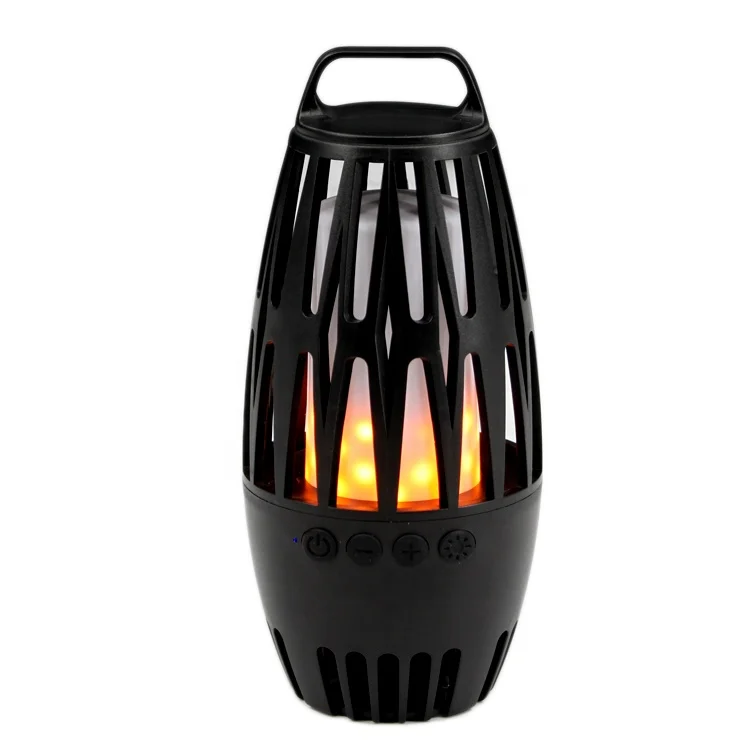 ShineLong Outdoor Portable Stereo Speaker LED Flame Table Lamp Torch Atmosphere Bluetooths Speakers with HD Audio - ANKUX Tech Co., Ltd