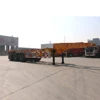 20ft container chassis 2 axles dual combo skeleton container carrier truck semi trailer for sale