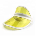 Outdoor Activity Transparent Plastic Cap Visor With Custom Logo