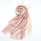 IMF Traditional Chinese Mongolian Style Long Natural 100% Cashmere Scarf