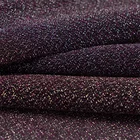Shiny Children Garment Fabrics Lurex Sponge Mesh Fabric With Rhinestones
