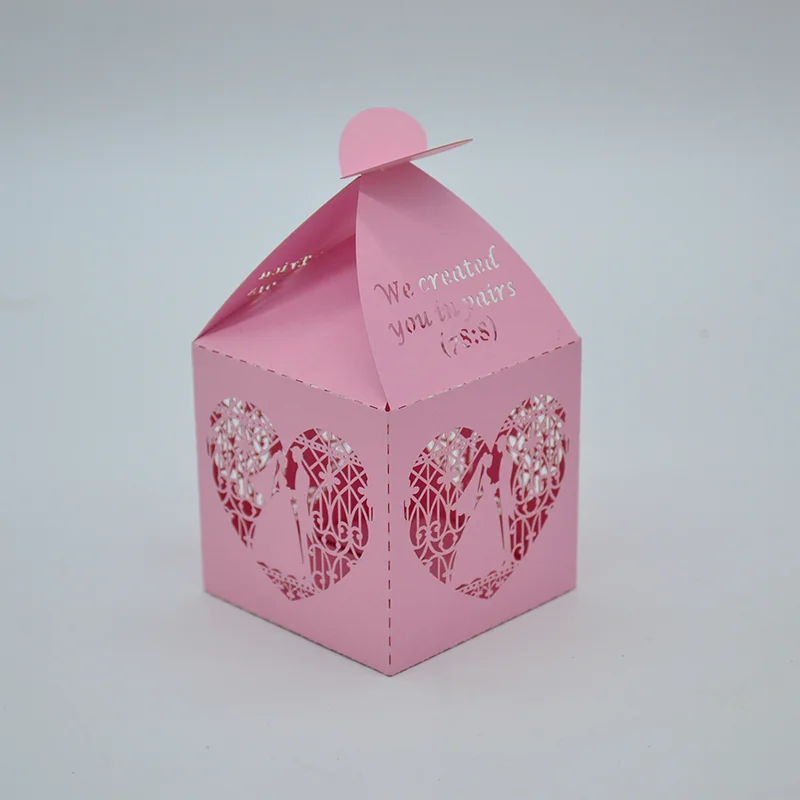 bride and groom favor gift box for wedding