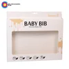 custom made baby bib window packaging box