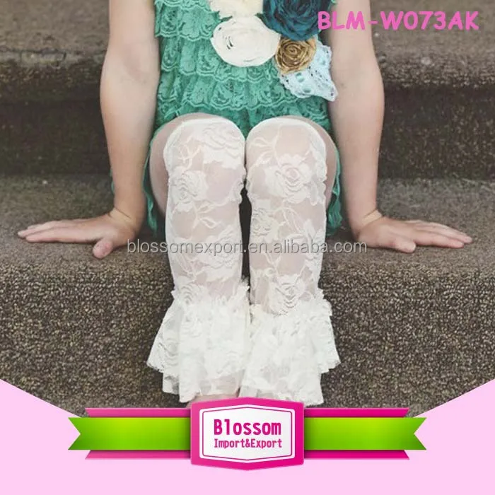 夏の赤ちゃんの女の子靴下クールソリッドパープルロゼット柄レースフリル脚ウォーマー仕入れ・メーカー・工場
