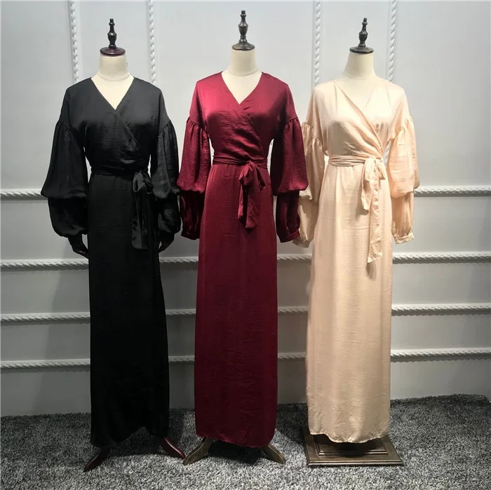 2019 Hot sale fashion puff sleeve abaya EID islamic clothing muslim women wedding party dress, Black,gray,apricot,wine red
2019 Hot sale fashion puff sleeve abaya EID islamic clothing muslim women wedding party dress, Black,gray,apricot,wine red