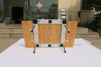 Outdoor Folding Chair Bamboo Table Folding Outdoor Korean Bbq