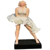 Famous movie star figure sexy life size fiberglass Marilyn Monroe statue