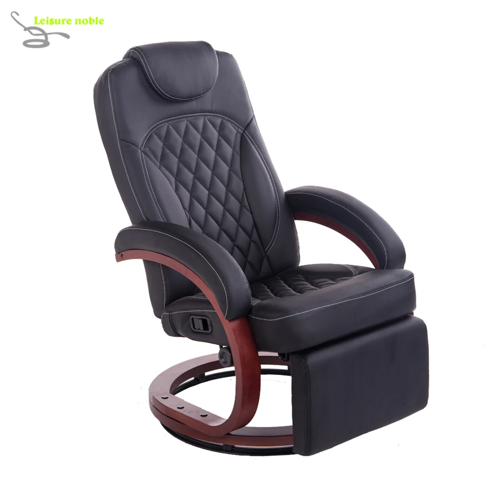 Cheap Factory Direct Price Modern Adjustable Swivel Recliner Chair with Ottoman, Wholesale Relax Leather Recliner Chair Manufact