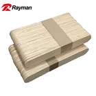 Disposable 6" long wooden waxing spatulas
