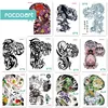 PC Series- 24x32CM new big totem tattoo stickers women men shoulder chest temporary tattoo personality disposable tatoo sticker