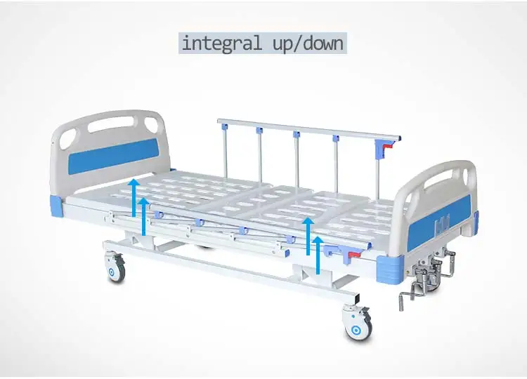 M08 Adjustable Three Functions Hospital Bed For Elderly , Sale To