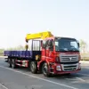 FOTON brand RHD 8*4 270hp uero3 truck with lifting crane/truck mounted crane