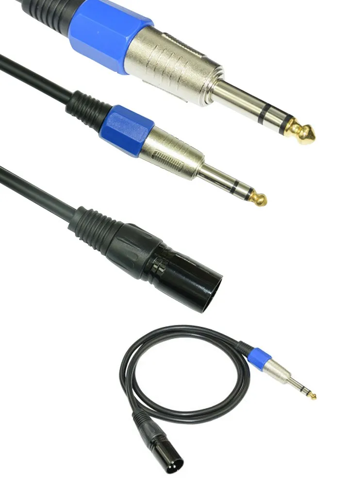 HOT Selling XLR 3 Pin Male to 1/4" 6.35mm Mono Male Plug Microphone Mic Cable - ANKUX.COM