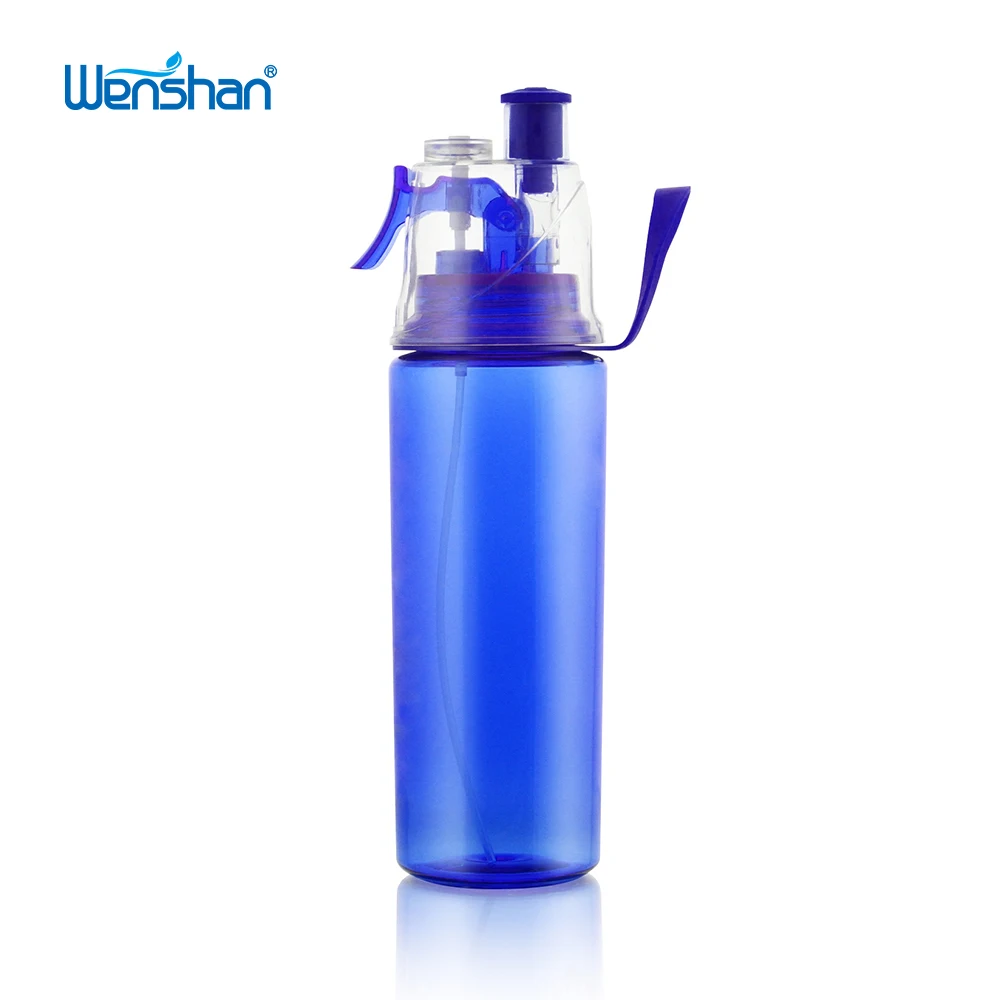 Outdoor durable 600ml travel mist spray drinking bottle with straw 2018, Customized 
Outdoor durable 600ml travel mist spray drinking bottle with straw 2018, Customized