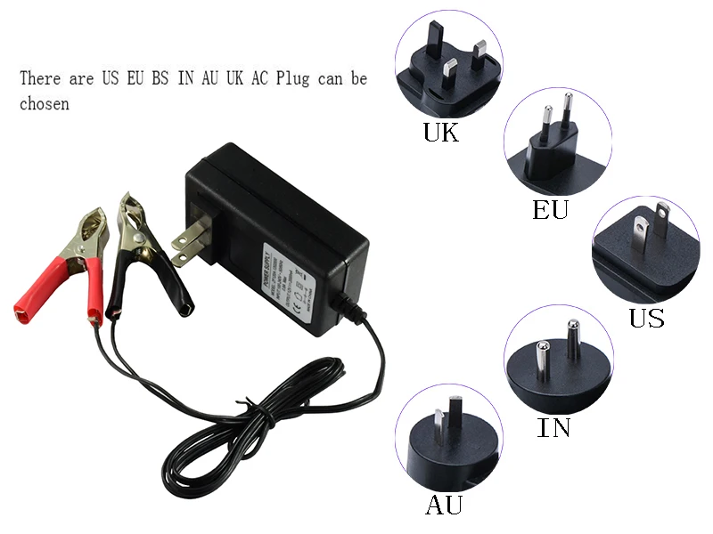 4.2V 8.4V 14.4V 1a 2A  Lithium Battery Charger  12.6V Lithium ion Battery Charger Lead Acid Battery Charger