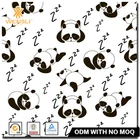 Hangzhou Wensli Custom Pattern Design Sleeping Pandas Digital Printing Silk Twill Fabric