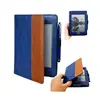 D01200 Flip Book Leather 6 inch Tablet Cover Case for Amazon Kindle Touch 2011 (2012 old model) model cover + pen