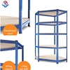 Heavy Duty Storage Stainless Stainless Steel And Wooden Warehouse Goods Shelf Used For Market