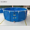 Collapsible and movable PVC indoor breeding fish aqua ponds