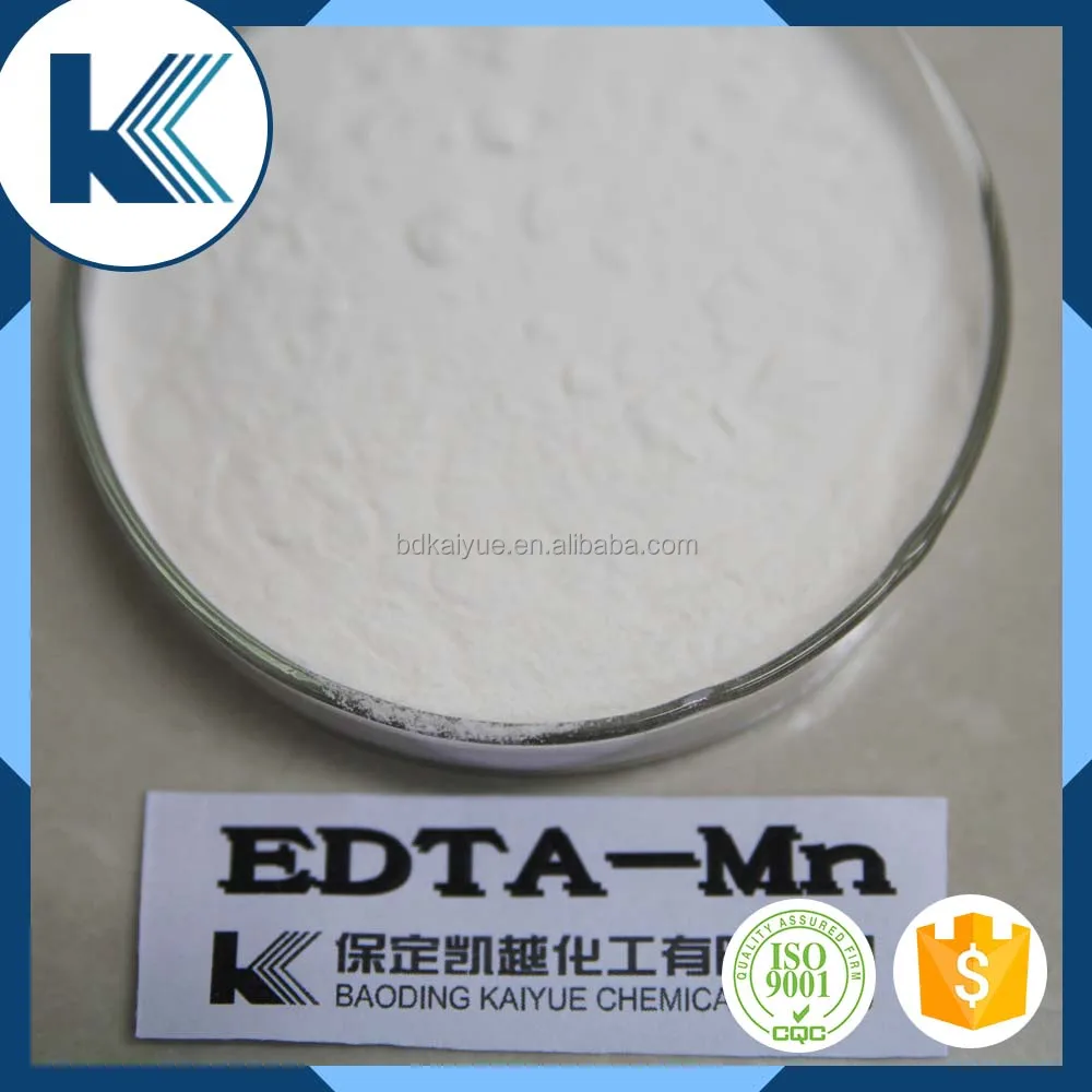 For Overseas Market manganese EDTA Mn 13% White pink crystalline powder