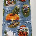 New spun rayon printed rayon cloth voile floral fabric