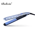LCD wet to dry hair straightener with steam function