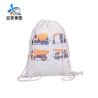 High Quality Custom Recyclable Shopping Backpack Non Woven Drawstring Bag