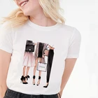 Wholesale Top Quality Leisure T Shirts Woman Slim Fit Custom Printing T-shirts Women Vintage Tees