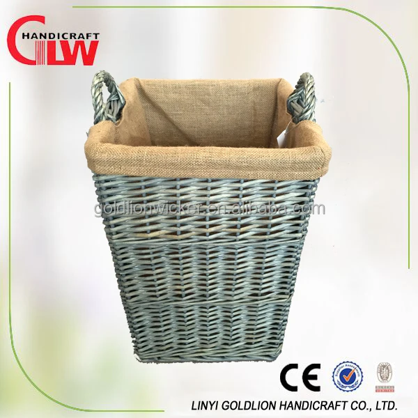 big wicker laundry hamper with liner willow baskets for storage