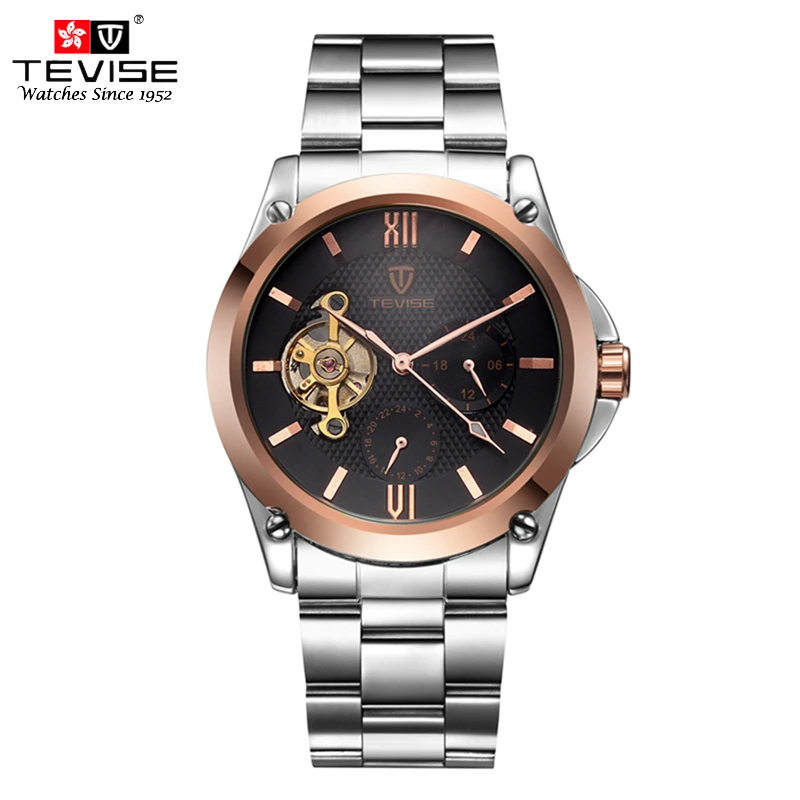 TEVISE 8502 OEM Accept Watch Automatic Mechanical Small Dial Watch For Men Stainless Steel Strap Watch, 5 colors to choose
TEVISE 8502 OEM Accept Watch Automatic Mechanical Small Dial Watch For Men Stainless Steel Strap Watch, 5 colors to choose