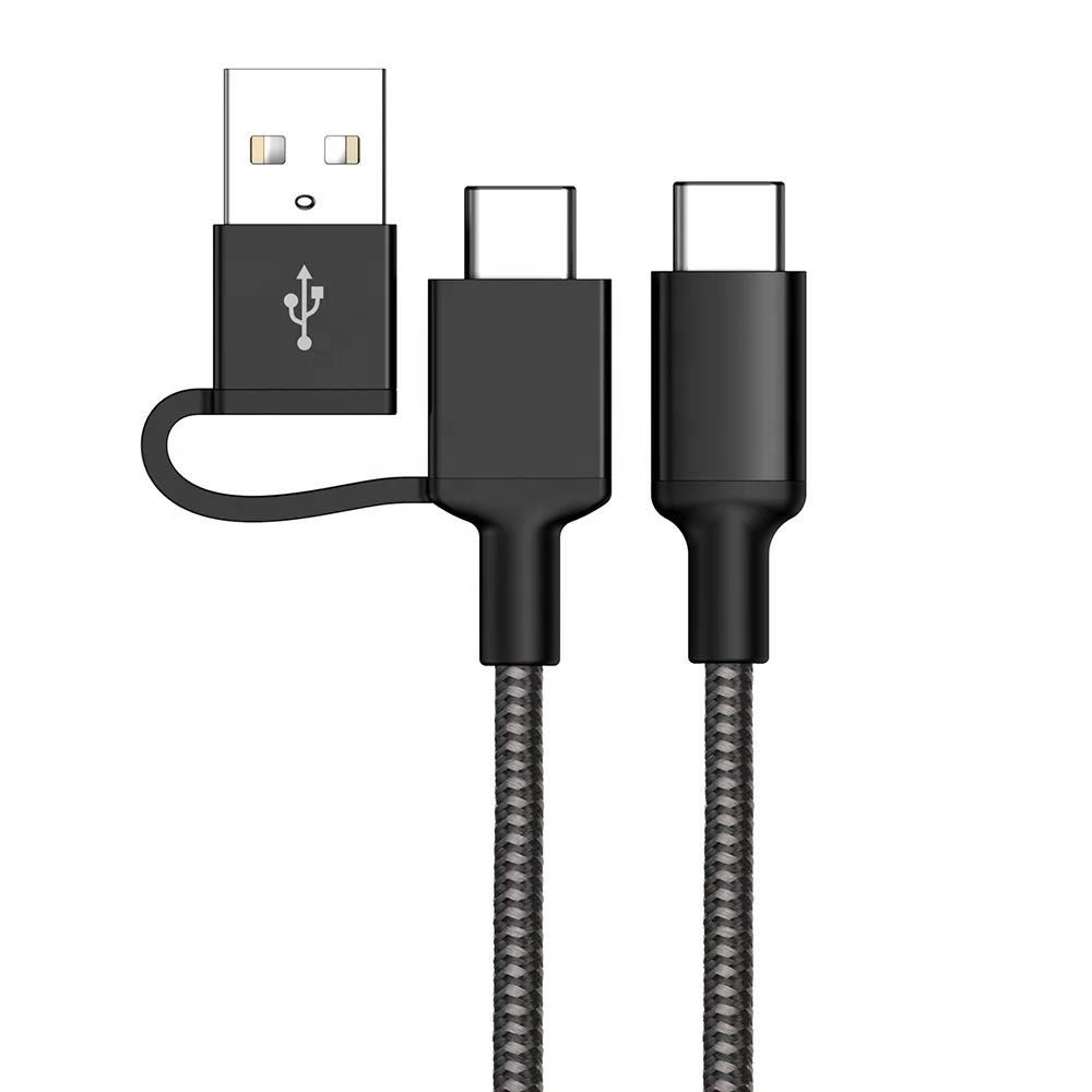 New good quality 20V/3A 2 in 1 type c cable multicolour type c data cable, Blue red black
New good quality 20V/3A 2 in 1 type c cable multicolour type c data cable, Blue red black