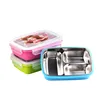 304 stainless steel lunch box for kids 3 compartments 2019 amazon best selling products