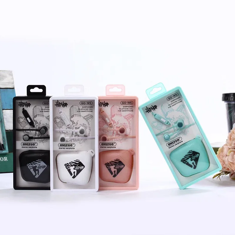 New products Electronic Mobile Earphone Luxury Custom Logos Packing Box Earbuds - ANKUX.COM